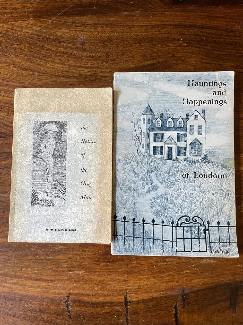2 Vintage Local Ghost Story Books Return of Gray Man + Hauntings of Loudoun